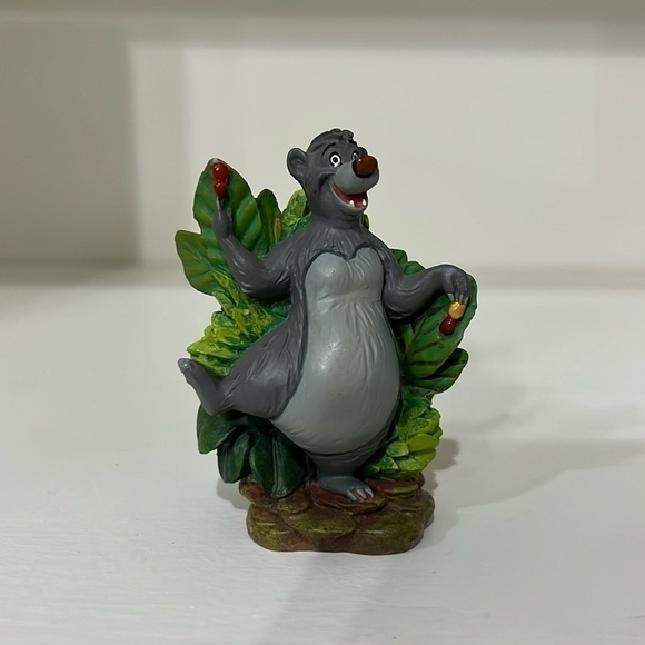 Disney Jungle Book Baloo Lenox Porcelain Figurine Thimble - Picture 1 of 6